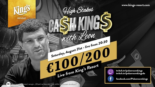 Sledujte high stakes Cash Kings s Leonem Tsoukernikem