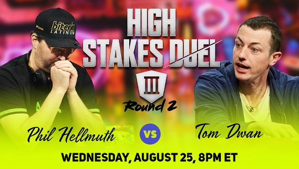 Hellmuth versus Dwan. Hvězdný High Stakes Duel III již dnes