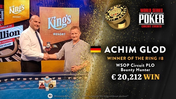 WSOPC PLO Bounty Hunter si podmanil Achim Glod