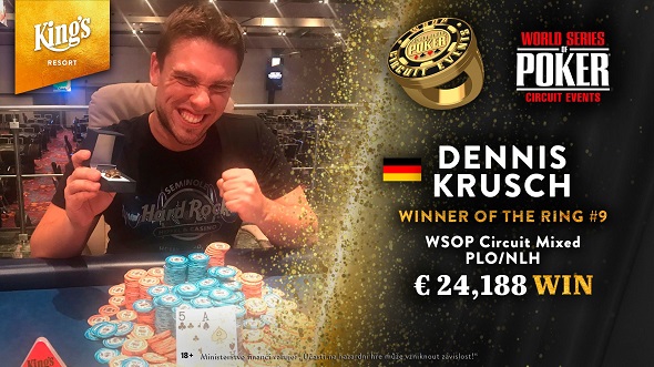 Dennis Krusch je šampionem WSOP Circuit PLO/NLH Mixed