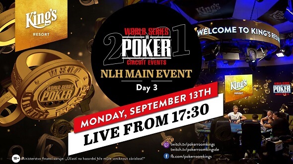 Sledujte přímý přenos třetího dne rekordního Main Eventu WSOP Circuit