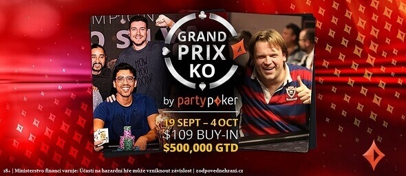 Zahrajte si na partypokeru festival Grand Prix KO