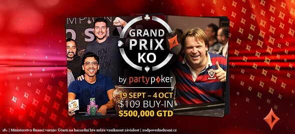 Zahrajte si na partypokeru festival Grand Prix KO