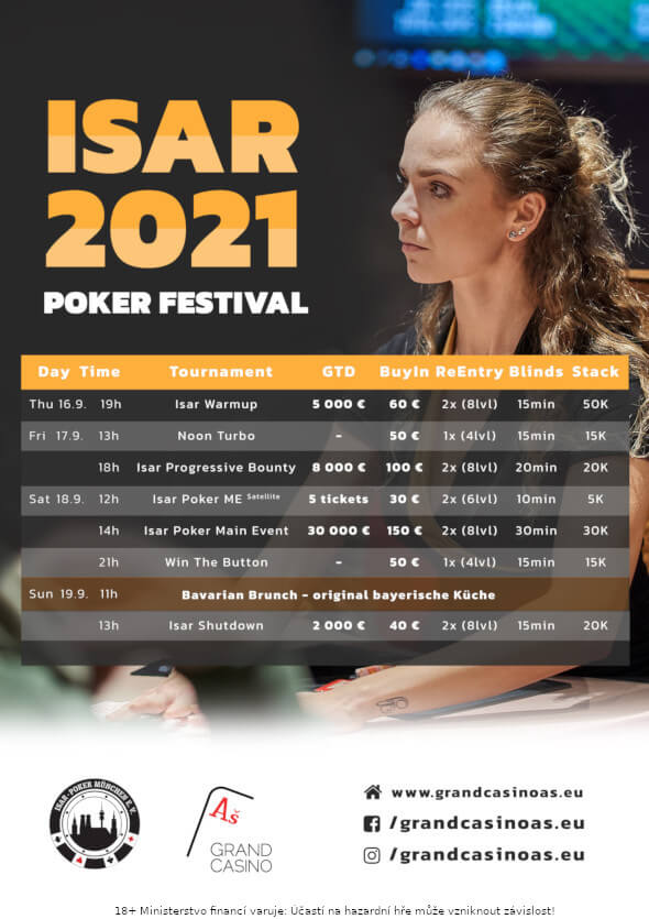 Program Isar Poker Festivalu