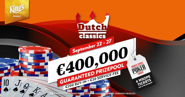 Dutch Classics 2021 garantuje v King's přes €400,000