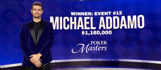 Michael Addamo je šampionem Poker Masters 2021