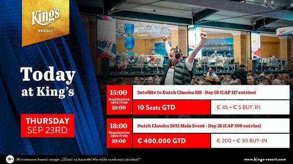 Program King's na čtvrtek 23. září