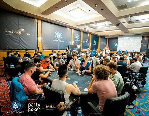 Den 1B Main Eventu partypoker MILLIONS North Cyprus