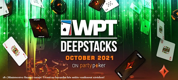 Na partypokeru proběhne WPTDeepStacks Online, Main Event garantuje milion dolarů