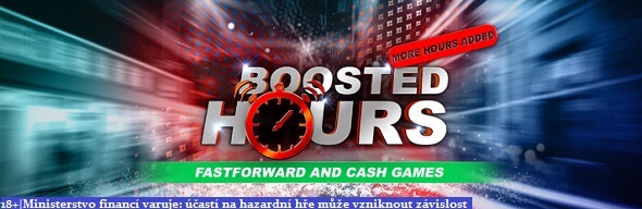 Boosted Hours na partypokeru dvojnásobí cashback body