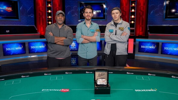 George Holmes, Koray Aldemir a Jack Oliver se dnes utkají o náramek pro vítěze Main Eventu WSOP 2021