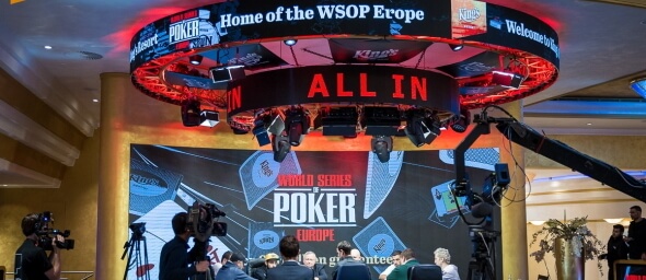 WSOP Europe 2021 v King's Resortu garantuje €11 milionů na výhrách
