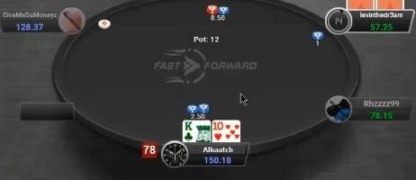 Pokerové video: NL200 Fastforward review od Alkaatche - II