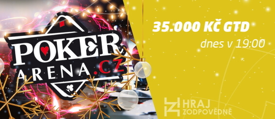 Druhý turnaj PokerArena.cz ligy dnes od 19:00 garantuje 35.000 Kč. Zahrajete si ho na Synot Tip Pokeru