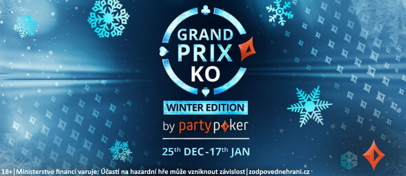 Zimní edice Grand Prix KO garantuje $2,76 milionu na výhrách. Na partypokeru si ji zahrajete od 25. prosince