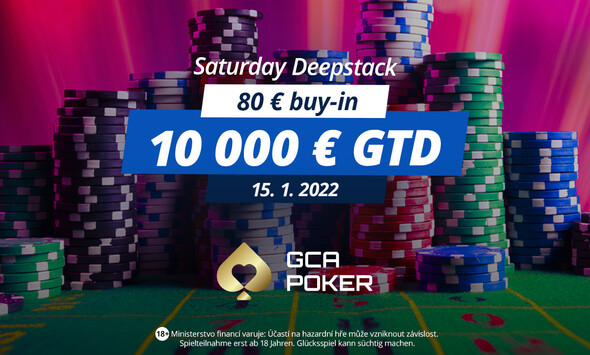 Vrcholem druhého lednového týdne bude Saturday Deepstack