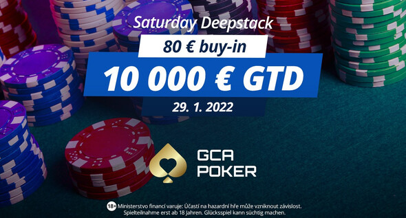 Grand Casino Aš: Saturday Deepstack garantuje €10,000