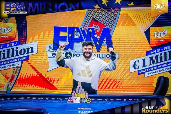 Danilo Cisternino zvítězil v Euro Poker Millionu v King's Resortu. Čech Přemysl Rada skončil třetí, Michal Krapinec pak dvanáctý