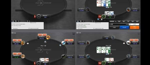 Video:Komentovaná session na NL50 FastForward na partypokeru