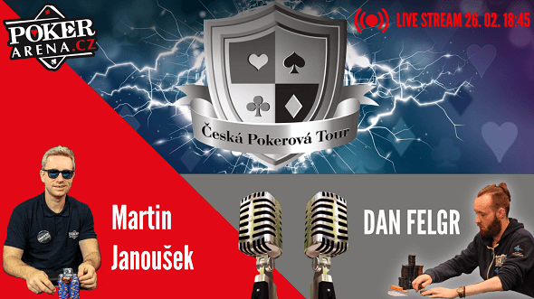 Dan Felgr streamuje Main Event České Pokerové Tour na herně Synot Tip Poker