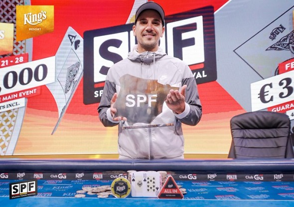 Goncalo Peres, portugalský vítěz Main Eventu Spanish Poker Festivalu v King's