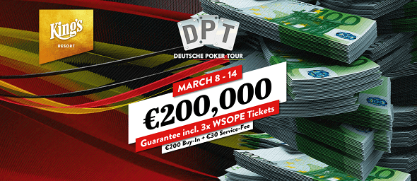 Deutsche Poker Tour v King's