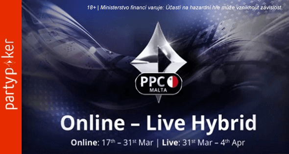 PPC Malta - LIVE I ONLINE na partypokeru