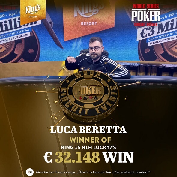 Luca Beretta ovládl turnaj LUCKY7S