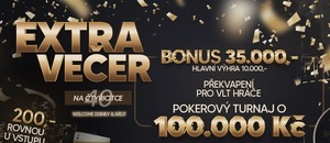 Parádní páteční večer v C40 v Uherském Hradišti nabídne pokerový turnaj a spoustu dárků