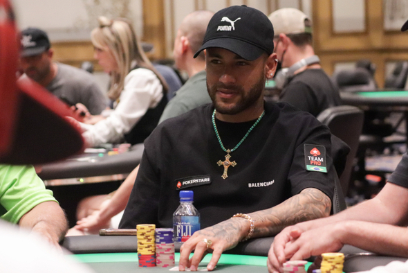 Neymar si zahrál poker na WSOP