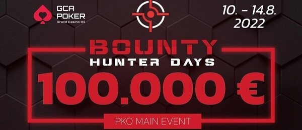 Main Event Bounty Hunter Days garantuje €100.000