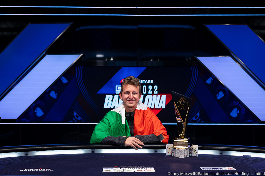 Giuliano Bendinelli vítězí v EPT 2022 Barcelona Main Eventu