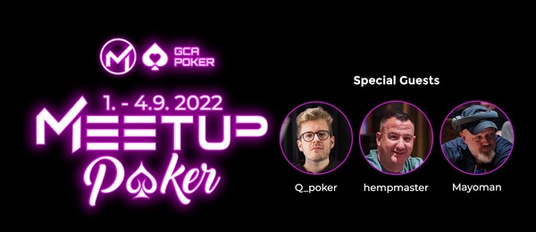 Tento týden je v GCA na programu Meetup poker