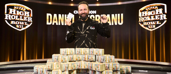 Daniel Negreanu je šampionem Super High Roller Bowlu, vyhrává $3.312.000