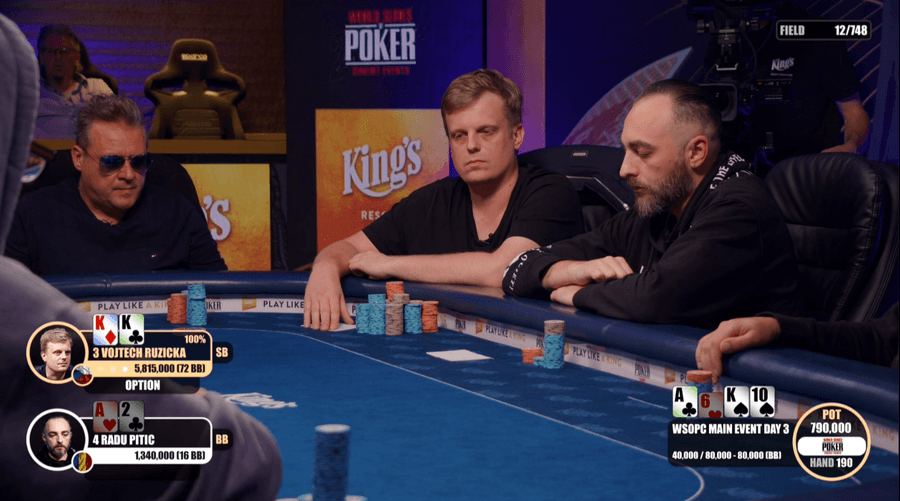 Vojtěch Růžička postoupil do finále Main Eventu WSOPC