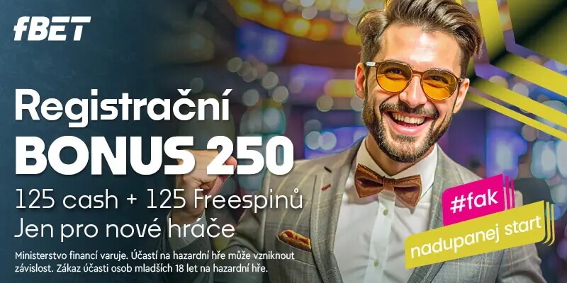 fBET vám nabízí zajímavý registrační bonus
