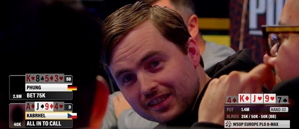 Kontroverzní Kabrhelův fold na finálovém stole WSOPE