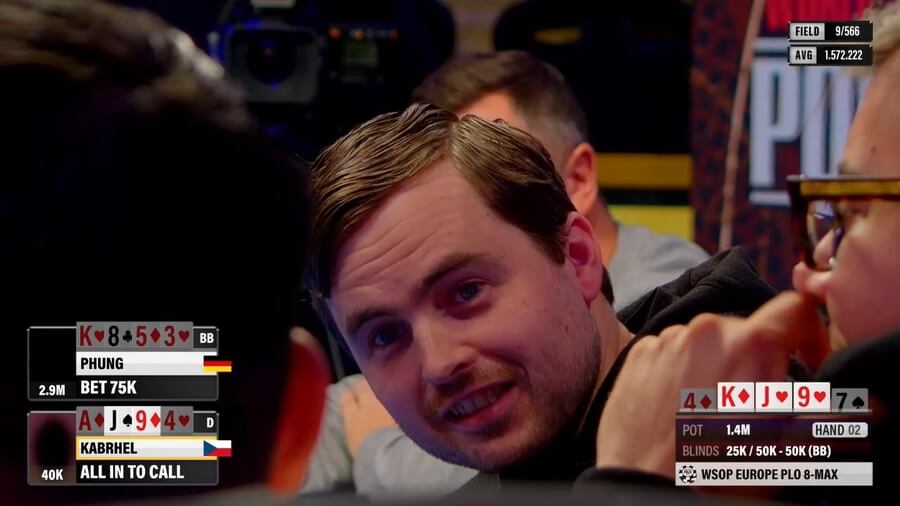 Kontroverzní Kabrhelův fold na finálovém stole WSOPE