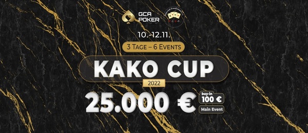 6 turnajů ve 3 dnech má na programu KAKO Cup v GCA