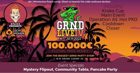 GRND Live v Grand Casinu Aš už tento týden