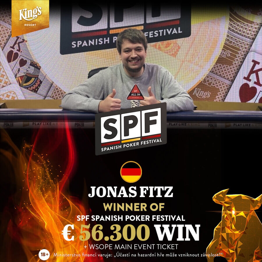 Jonas Fitz se stal šampionem SPF v King's