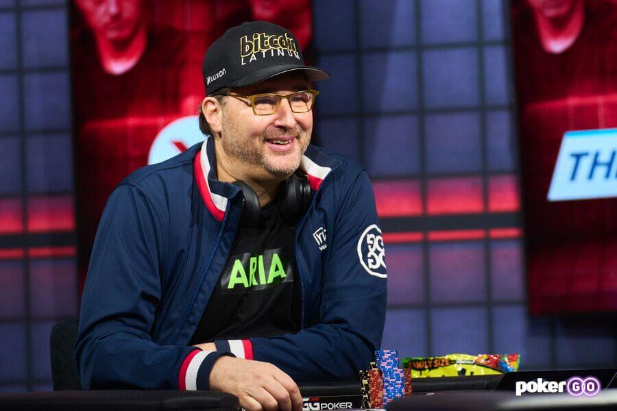 Phil Hellmuth při High Stakes Duel III na PokerGO.com