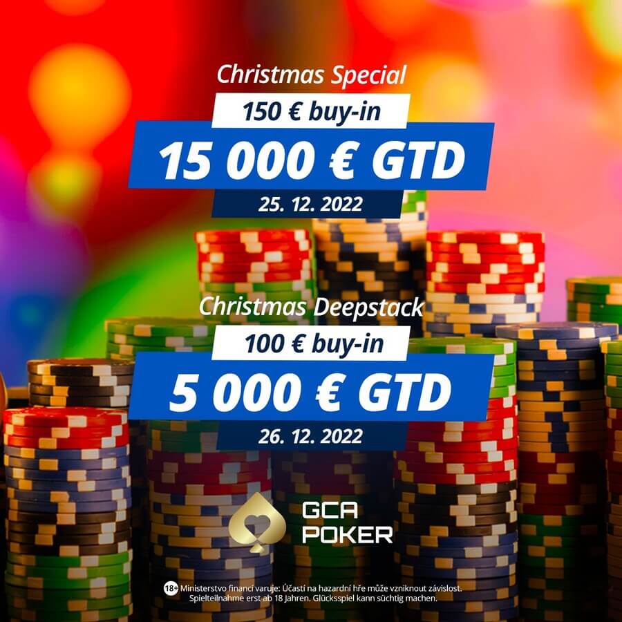 Christmas Specials aneb pokerové Vánoce v GCA
