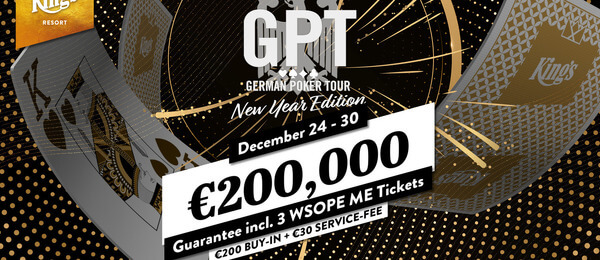 German Poker Tour New Year Edition tento týden v King's