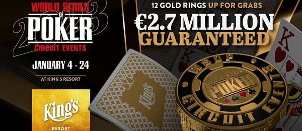 V termínu od 4. do 24. ledna se v King's Resortu koná WSOPC o 12 zlatých prstenů a €2.700.000