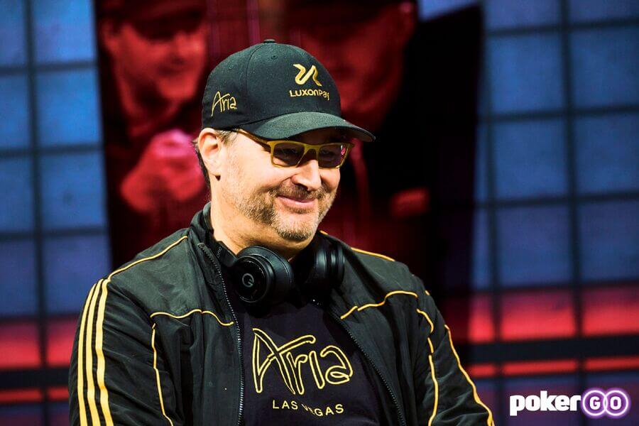 Phil Hellmuth při High Stakes Duel III na PokerGO.com