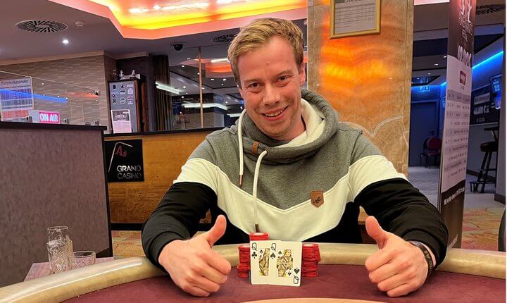 Jens Buesing ovládl Poker Giants Good Bye Freezout v Grand Casinu Aš