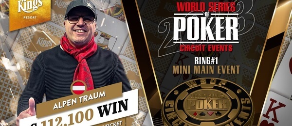 Alpen Traum z Rakouska si odnáší prsten WSOPC