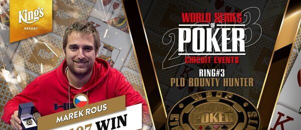 Marek Rous je prvním českým šampionem WSOPC 2023 v King's