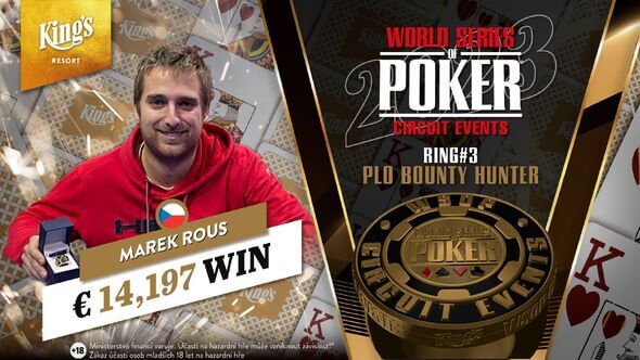 Marek Rous je prvním českým šampionem WSOPC 2023 v King's